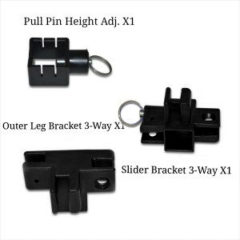 Part 14, 17, 18 Classic Bracket Pack for “Old Style model with Silver Pull Pins” (3-Way)