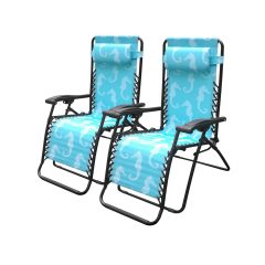 Infinity Zero Gravity Chair, Seahorse (Limited Edition), 2 Pack